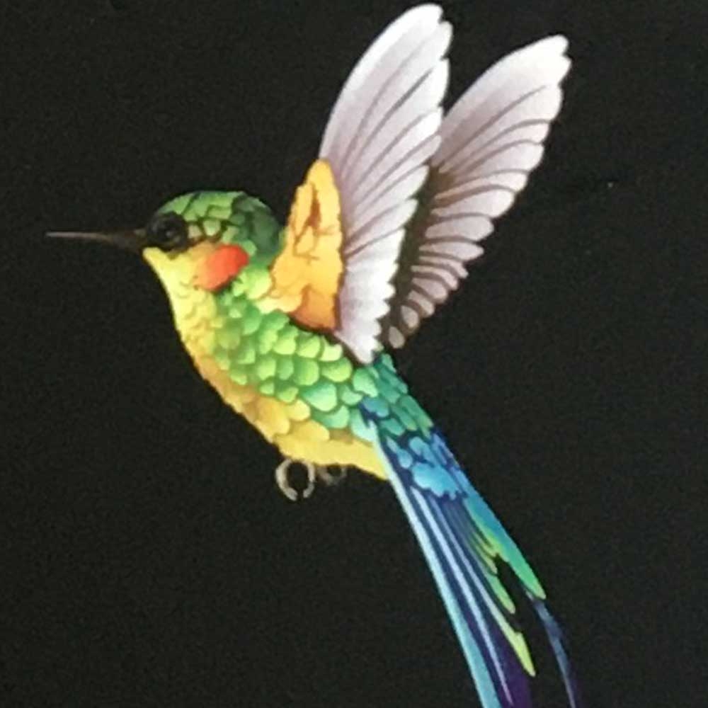 HUMMINGBIRD LIGHT SHADE GOLD